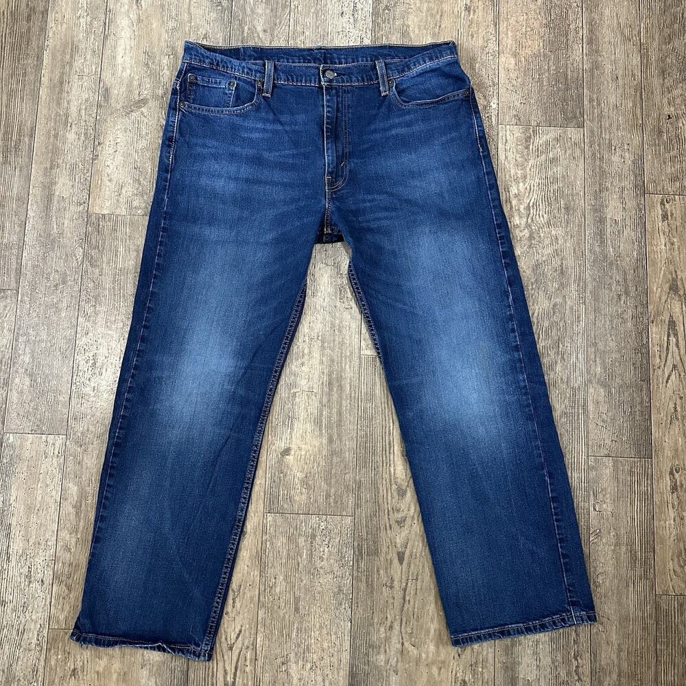 Levi's 569 LOOSE FIT STRAIGHT LEG Mens Size 38x29 Blue Jeans Denim Pants
